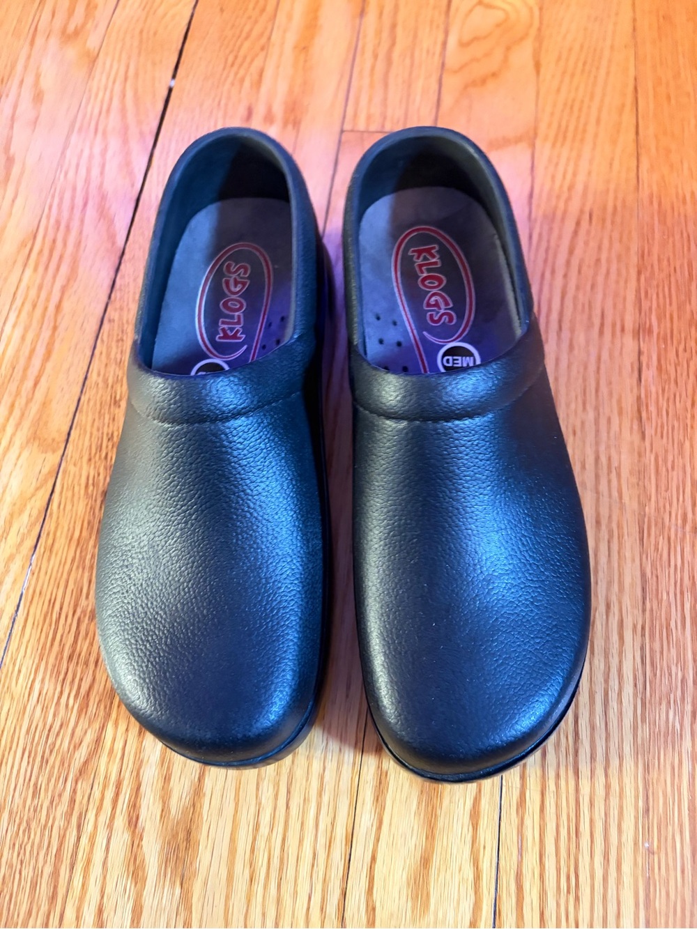 Klogs Black Men's Slip-On Work Loafers